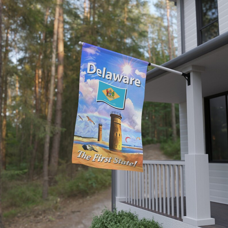 Delaware, The First State Indoor/Outdoor Banner